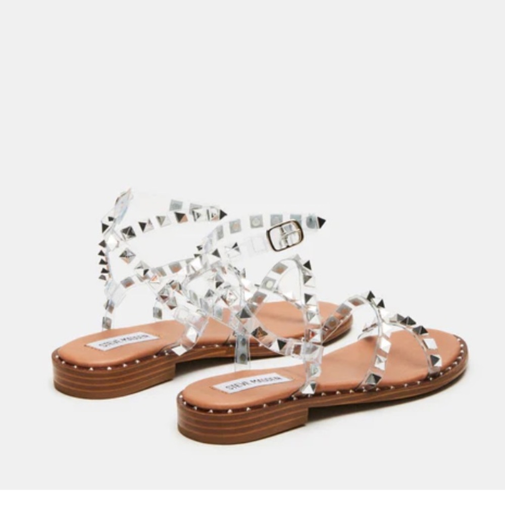 Steve Madden TRAVEL Sandal - Clear - Size 7